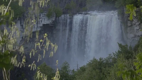 Waterfall from a Distance  Vídeo Stock 81974044