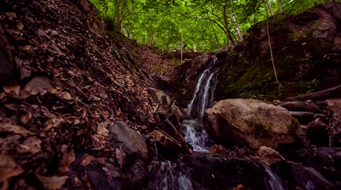 Waterfall Dolly L-R Stock Footage 38619804