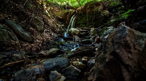 Waterfall dolly R-L Stock Footage 38618082