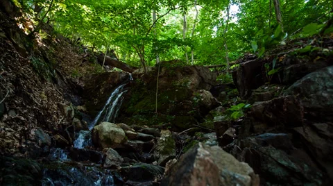 Waterfall dolly R-L Stock Footage 38620208