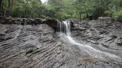 Waterfall, Dolly shot Stock Footage 52832749