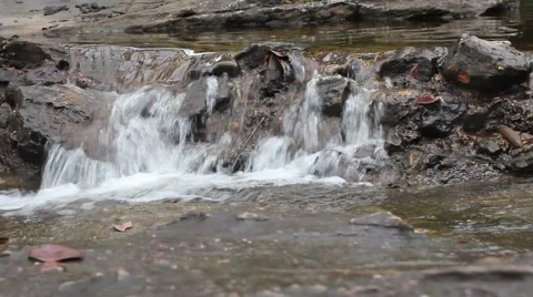 Waterfall, Dolly shot Stock Footage 52837727