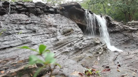 Waterfall, Dolly shot Stock Footage 52846024