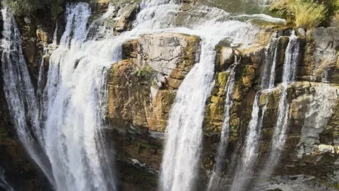 Waterfall drone shot Stock Footage 239266999