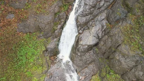 Waterfall drone shot Stock Footage 239274037