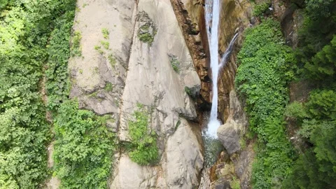 Waterfall drone shot Stock-Footage 240772586