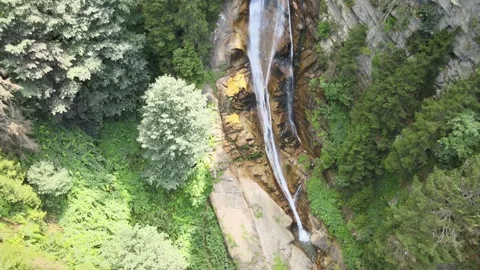 Waterfall drone shot Stock-Footage 240773154