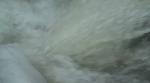 Waterfall during winter Stock Footage 982760