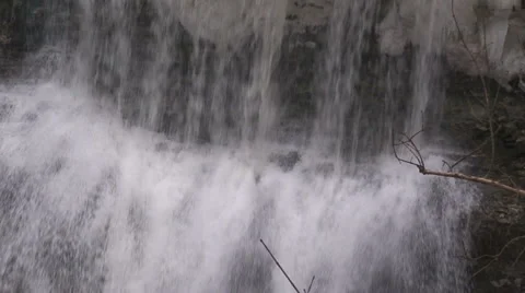 Waterfall during winter Vidéo 982783