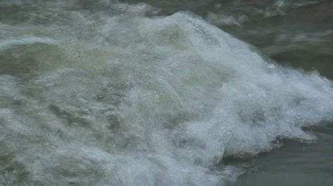 Waterfall during winter Stock Footage 982784