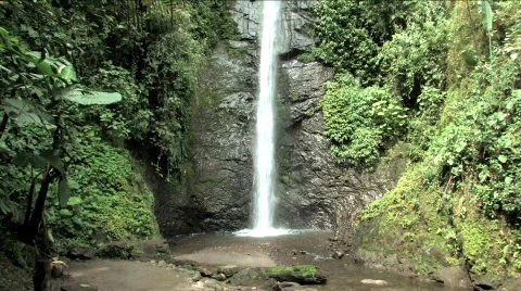 Waterfall in Ecuador Vídeo Stock 293926