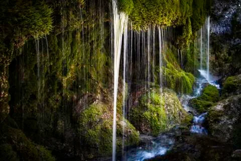 Waterfall eifel germany Stock Photos