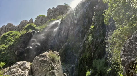 Waterfall, Elbistan Stock Footage 51309874