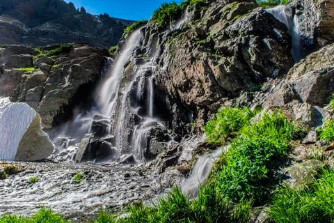 Waterfall in Estes Park Фото