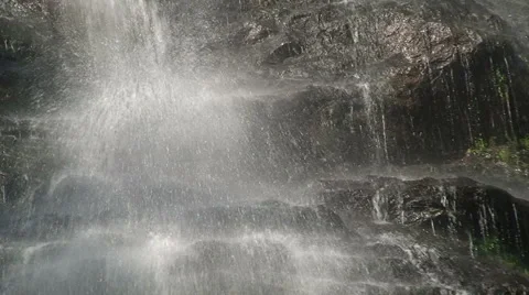 Waterfall: Extreme Close Up Stock-Footage 884741
