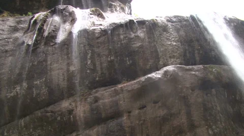 Waterfall. fall from the sky Stock Footage 40401873