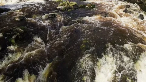 Waterfall in Finland. slow motion. Stock Footage 148859089