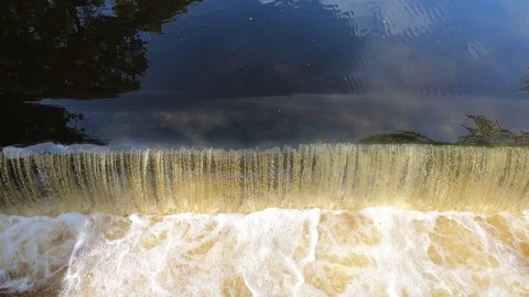 Waterfall. The flow of water. Stock Footage 100665103