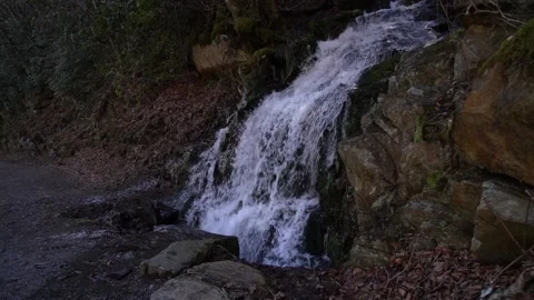 Waterfall Flowing Video stock 150100063