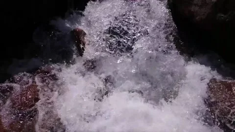 The waterfall flowing gloriously Stock Footage 148880464