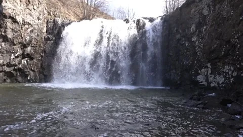 Waterfall, Flowing Water, Stream, River and Waterfall Sound Video stock 148891660
