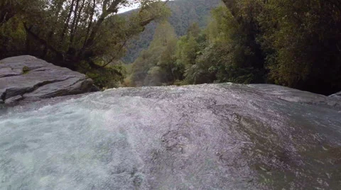 Waterfall flyover. Stock Footage 49799788