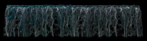 Waterfall With Foam Loop Stock Footage Stock Footage 335346721