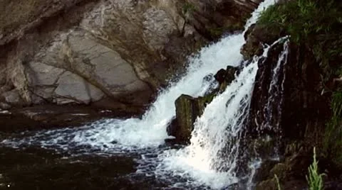 Waterfall Video stock 9190989