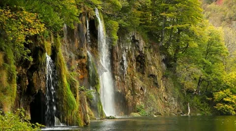 Waterfall Stock Footage 12324705