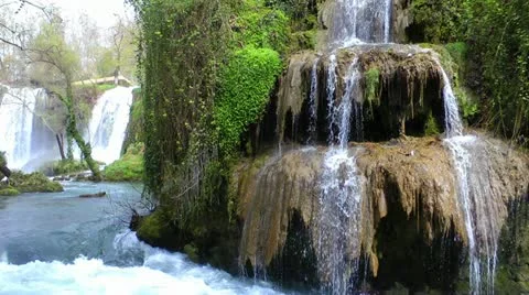 Waterfall Stock Footage 22108606