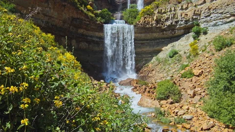 Waterfall Stock Footage 138458053
