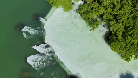 Into WaterFall Stock Footage 187687461