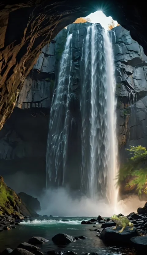 Waterfall Stock Footage 284321393