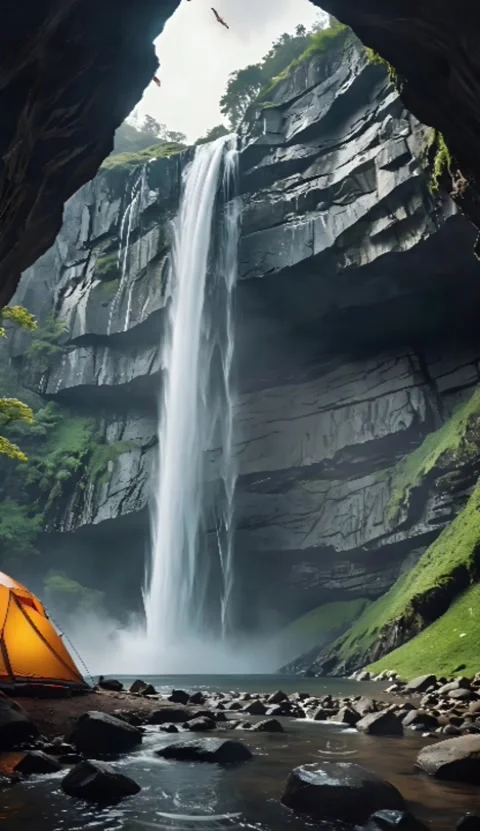 Waterfall Stock Footage 284321576