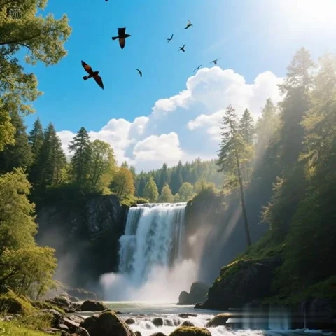 Waterfall Stock Footage 310760106