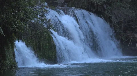 Waterfall in forest Video stock 40725577