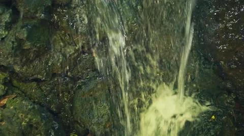 Waterfall in Forest Stock Footage 54678577