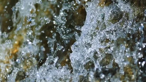 Waterfall in the forest Stock Footage 74498393