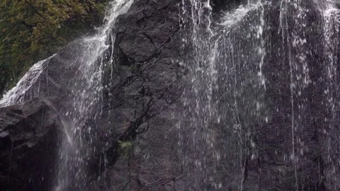 The waterfall in the forest Stock Footage 76966567