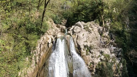 Waterfall in the forest 動画素材 88356297