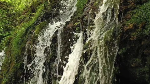 Waterfall in the forest 스톡 동영상 107514049