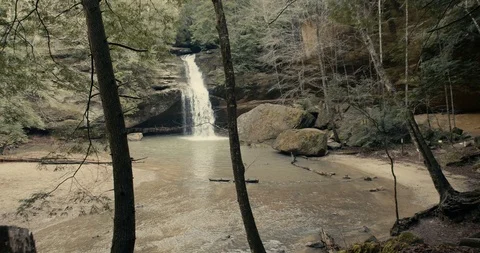 Waterfall in the Forest Video stock 108543338