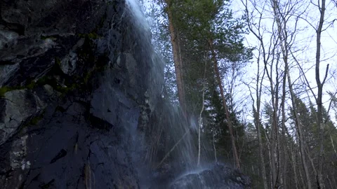 Waterfall in the forest Stock Footage 241533416