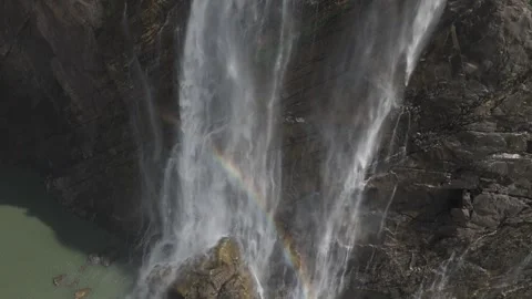 Waterfall in the forest Stock Footage 302265152