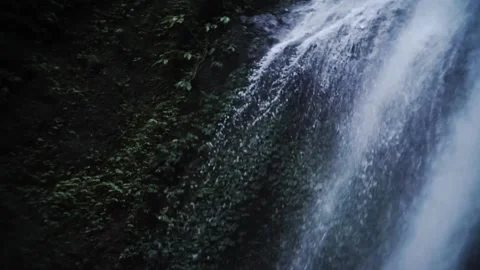 Waterfall in the forest of Indonesia. Stock Footage 155360102