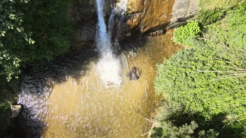 Waterfall forest nature Stock Footage 240768154