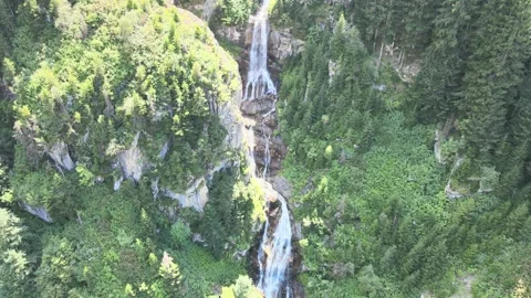 Waterfall forest nature Video stock 240777438