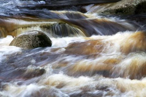 Waterfall in forest Stock Photos
