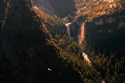 Waterfall in a forest Foto stock