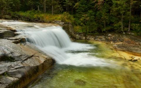 Waterfall in the forest Stock Photos